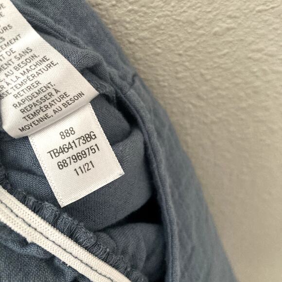 Treasure & Bond Muslin Cotton Jumpsuit - Blue - Medium 8/10 - Picture 8 of 8